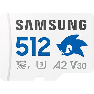 SAMSUNG Speicherkarte "SONIC microSD + SD Adapter", weiß, 512 GB, Speicherkarten