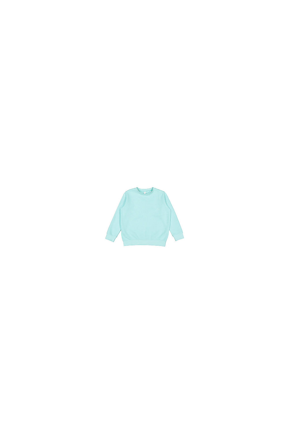 LAT L2225 Youth Fleece Sweatshirt in Chill size Small | Cotton/Polyester Blend 2225LA, 2225