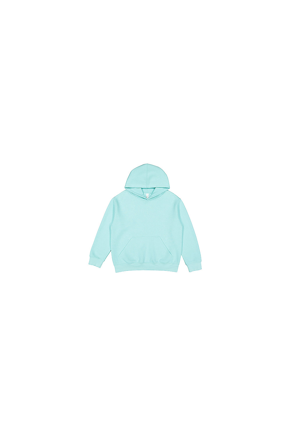 LAT 2296 Youth Fleece Hoodie Sweatshirt in Chill size Large LA2296