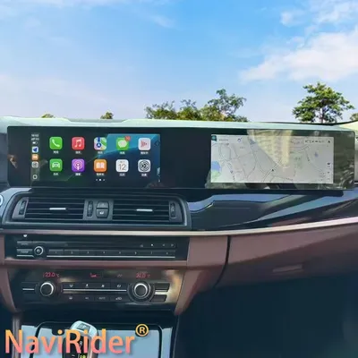 21'' Curved Screen For BMW 5 Series F10 F11 X5 X6 NBT 2011-2017 Android Car Video Players Central Multimedia Stereo CarPlay