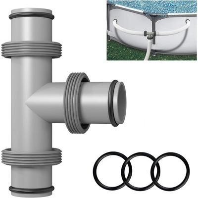 Aiperq - 38 mm Pool-T-Stück, Pool-T-Stück, Pool-Schlauchverbinder für ø 38 mm Schlauch, Intex Image