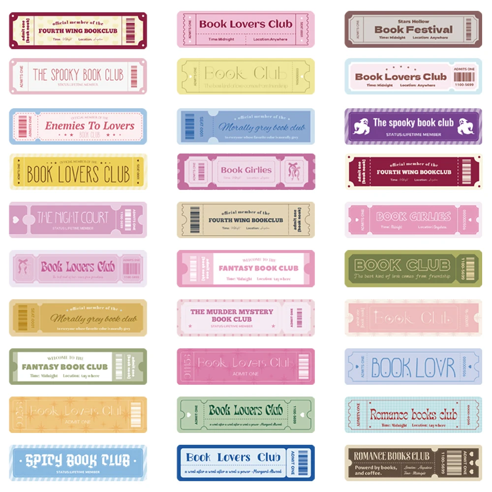 30 Stück Liebes-Lesezeichen, personalisierte und Nischendekorationen, Studentenbücher, Seitenmarkierungen, Lesezeichen-Geschenke Image