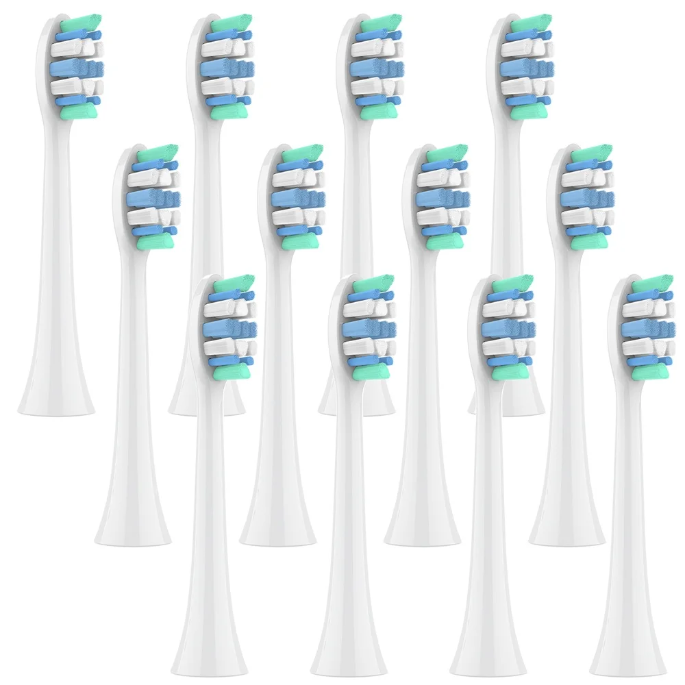 Ersatz-Zahnbürstenköpfe, kompatibel mit Philips Sonicare und mehr aufsteckbaren Griffen 2100, 4100, 5100, 5300, 6100, 6500, 7500 Image