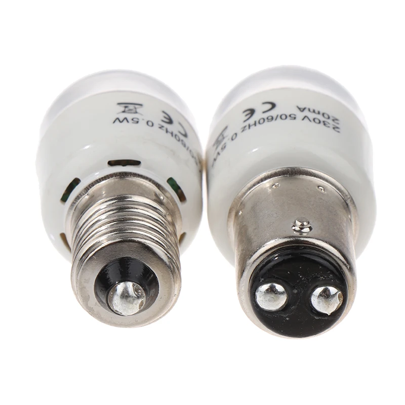 1pc Nähen Led-lampe BA15D/E14 Licht Beleuchten 0,5 W AC 190-250W Lampe Hause nähmaschine Passt Singer Juki Pfaff Janome Brothe Image