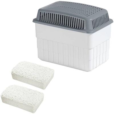 Wenko - Großer Feuchtigkeitsabsorber mit Ersatzeinsatz, 2 x 1 kg Image