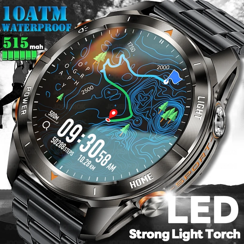 Für Huawei Robuste Militärische Smart Uhr Männer AMOLED HD Bildschirm 515 mAh Batterie Wasserdichte SWIM Uhr BT Anruf Sport Smartwatch Image