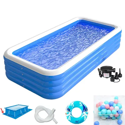Durable Luxury Inflatable Sofa Pool Portable Swimming Pool Lounge Sofa With Back Cushion Pool Bar for Family Backyard Party