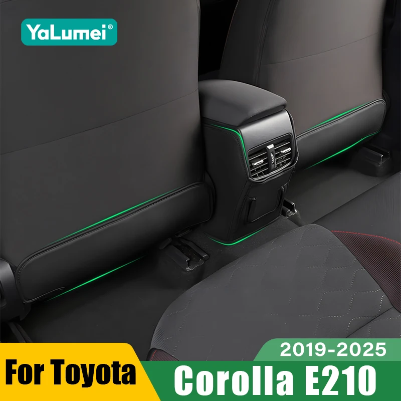 Für Toyota Corolla E210 2019 2020 2021 2022 2023 2024 2025 Hybrid Auto Sitz Zurück Kick-Proof Matte Anti schmutzig Pad Zubehör ﻿ Image