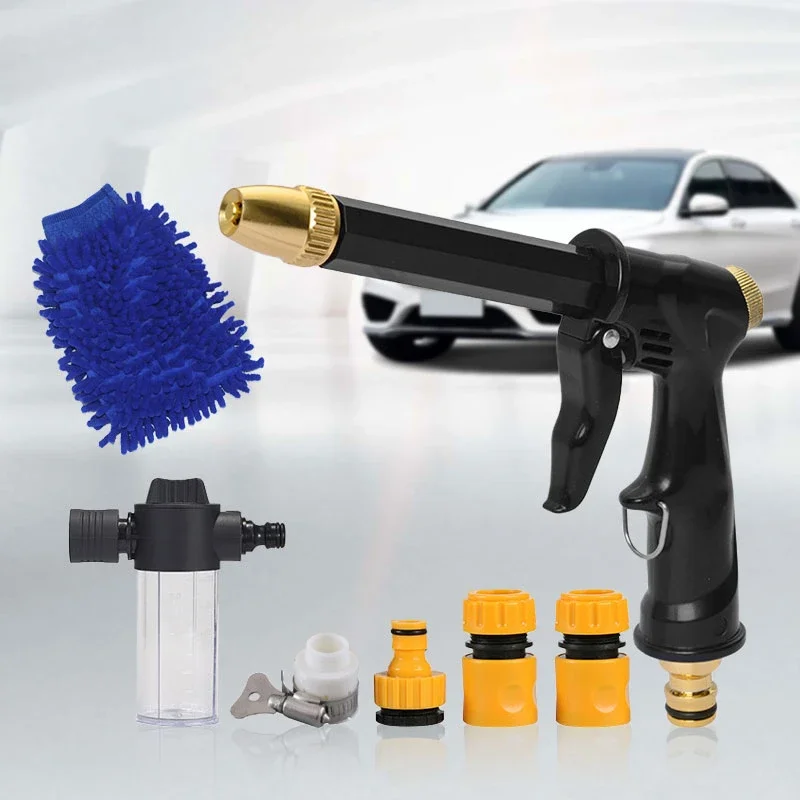 Hochdruck-Wasser pistole Wassers prüh pistolen Kit Auto Sprinkler Schaum reinigung Waschmaschine Reiniger für Auto wäsche Bewässerung Bewässerung Image