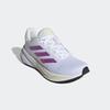 Laufschuh ADIDAS PERFORMANCE "RESPONSE", Gr. 39, cloud weiß, lila burst, pulse lime, Textil, Synthetik, sportlich, Schuhe