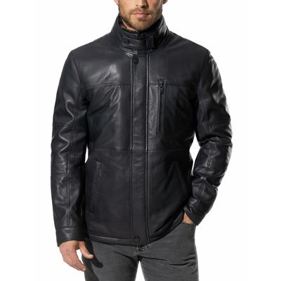 Walbusch Herren Lammnappa Lang Jacke 2in1 Blau Image