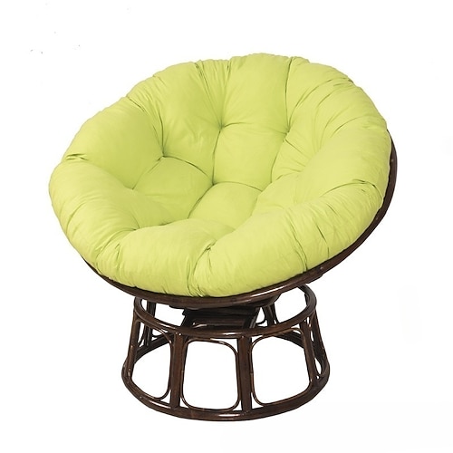 rundes Kissen für Balkon, Terrasse, Garten, Outdoor oder Indoor, Stuhlkissen, Hängekissen, Eier-Ersatz-Stuhlkissen