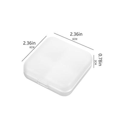 10 Stück 5 Stück 1 Stück neue tragbare Schmuckschatulle Ohrstöpselbox Zubehör Mini-Sortierbox Angelhaken Aufbewahrungsbox Medizinbox tragbare Kleinteile Anti-Verlust-Aufbewahrung Image