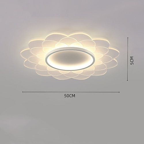 40 cm Dimmbar Deckenleuchten Metall Acryl Modern 110-120V 220-240V Image
