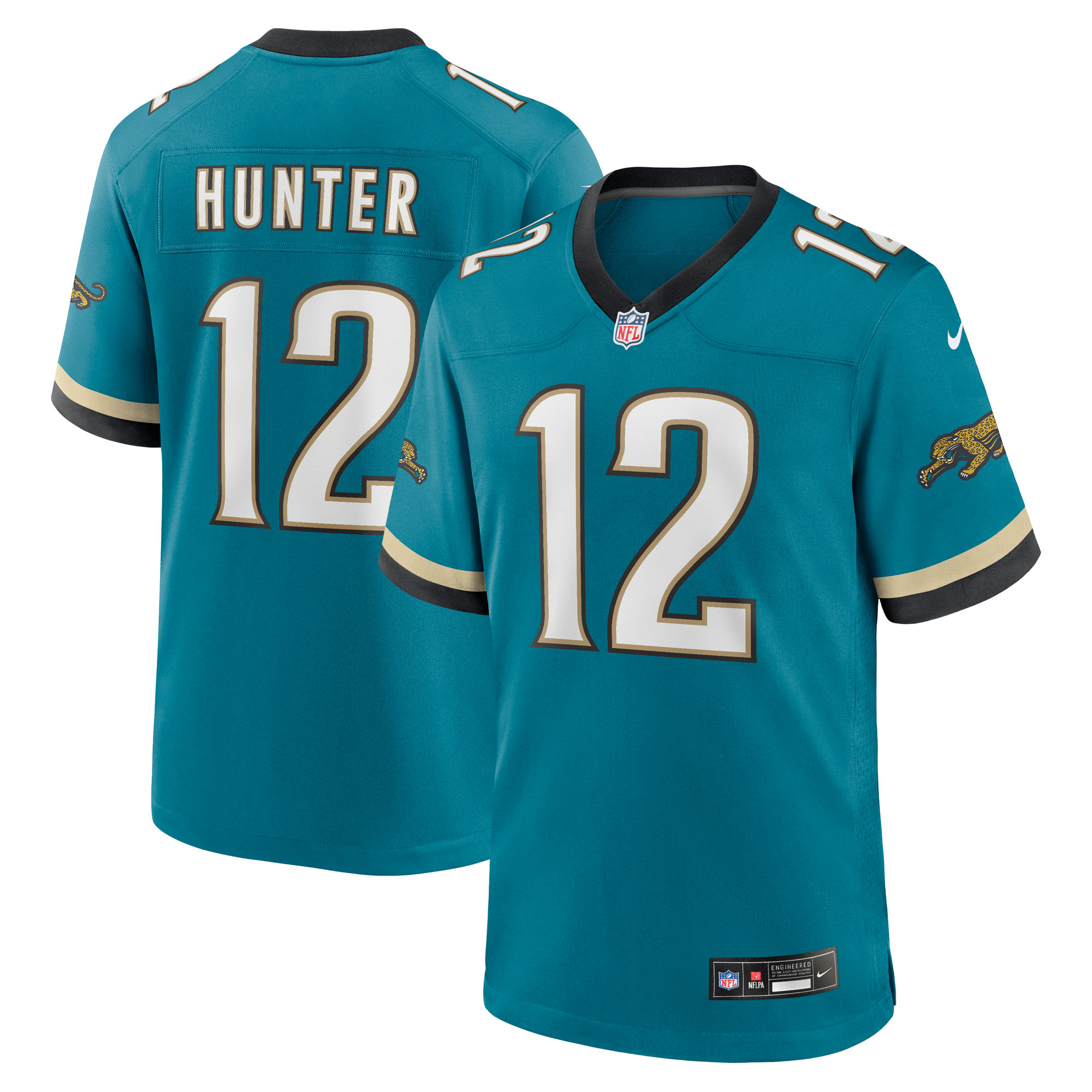 Jacksonville Jaguars Nike Secondary Throwback Alternativtrikot – Travis Hunter – Herren Image