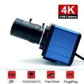 30fps Industriale HD CS 2.8-12mm 5-50mm Obiettivo zoom manuale 4K 8MP IMX415 Webcam USB OTG UVC Plug And Play 2K Usb Videocamera per PC