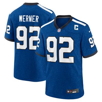 Indianapolis Colts Spieler im Ruhestand Nike Game Indiana Nights Ausweichtrikot - königsBlau - Björn Werner - Herren Image