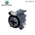 NEUTRIK NCJ6FA-H 3 poli XLR femmina presa con (6.35mm)1/4 "TRS stereo jack, orizzontale PCB mount 2in1