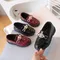 Chaussures pour enfants filles automne princesse mode chaussures en cuir enfants semelle souple