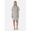 Jerseykleid FRESHLIONS "Mariana", Damen, Gr. L, EURO-Größen, grau, 100% Baumwolle, unifarben, casual, kurz, Rundhals, Kurzarm, Kleider, in klassischem Design