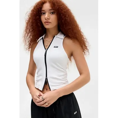 iets frans. White Halle Racerback Tank Top - White XS at Urban Outfitters