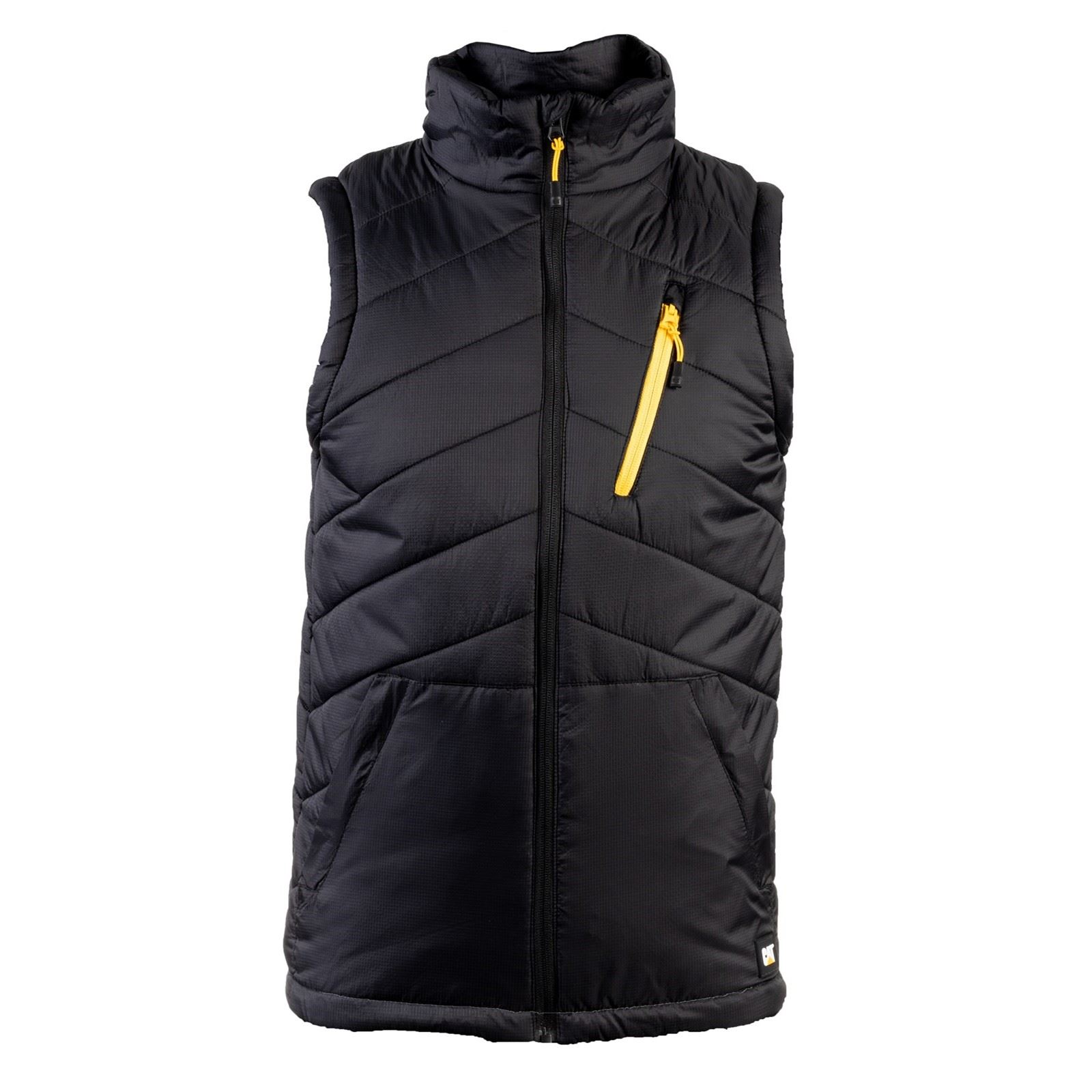 Caterpillar Essentials Body Warmer Mens Black Gilets Nylon - Size X-large | Caterpillar Sale | Discount Designer Brands