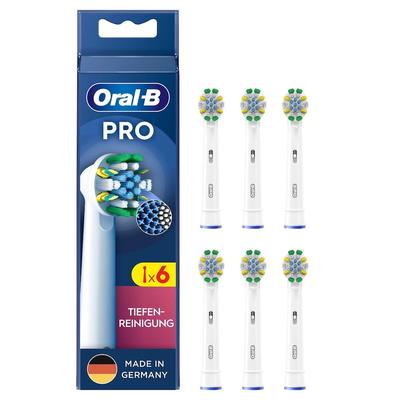 Oral-B - Pro Tiefenreinigung in Weiß Elektrische Zahnbürsten 6 ct (34.49 € / 1 ct) Image