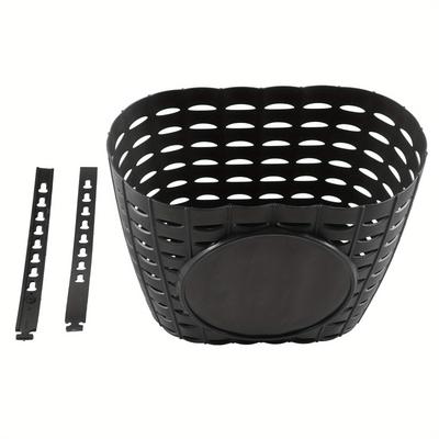 TEMU Kids Bike Basket With Adjustable Straps & Secure Mounting - Handlebar Bicycle Basket For Young Cyclists, Holds 8 Lbs, Ideal For & Daily , Bicycle Accessories, Sturdy Construction Image