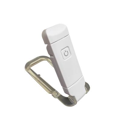 TEMU 1pc Rechargeable Led Book Light, Usb Charging, Button Control, In Black And White, Portable Reading Lamp, Suitable For Bed, Car, Dormitory, Lithium Battery Powered, Plasti Image