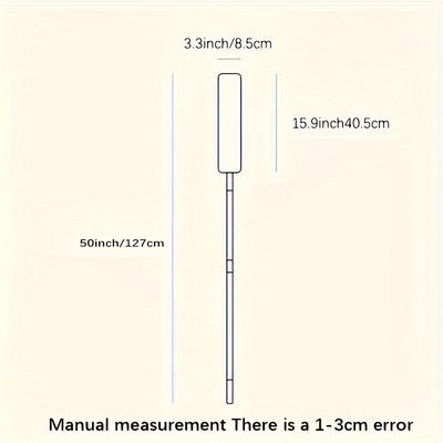 TEMU Extendable Microfiber Duster With Long Handle - Easy Reach For Hard-to-access Areas, Bedroom & Living Room Cleaning Image