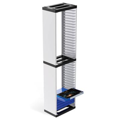 TEMU Universal Game Stand And Video Game Storage Organizer ( Black) With 36 Cd Storage Disk Towers, Compatible With Ps4, Ps5, X/ S, And Ns Game Disks. Image