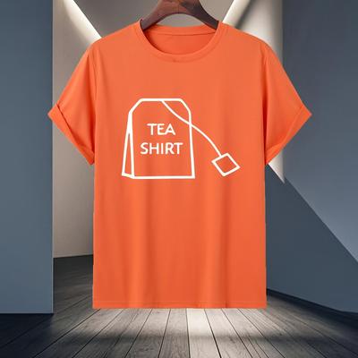 TEMU Funny Print Tee Shirt, Tees For Men, Casual Short Sleeve T-shirt For Summer Image
