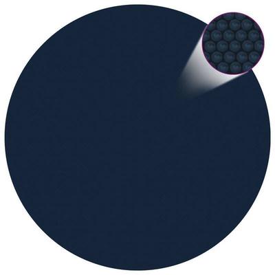 TEMU Drifting Pool Solar Tarpaulin Pe 455cm/ 179 Inch Black And Blue, Swimming Pool Sun Heater Sun Film Sun Protection Cover Heat Protection Cover Image
