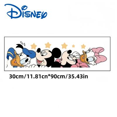 TEMU 1pc And Mouse Large Wall Decal - Glossy Finish, Self-adhesive Cartoon Sticker For Room, Car, And Party Decor, Multi-surface Installation, No Battery Needed, Mouse Sticker Image