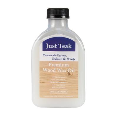 Costway Wood Wax Oil for Outdoor and Indoor Furniture Teak Care Kit to Restore and Protect Wood