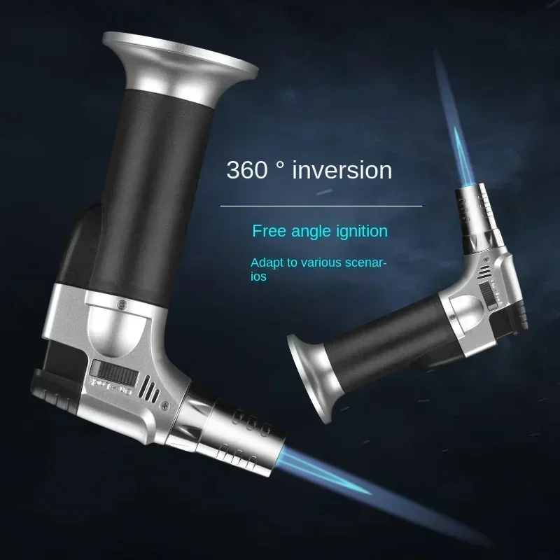 Neue tragbare Lötlampe Metall Flamme BBQ Heizung Zündung Grill Küche Lötlampe Einstellbare Kochbrenner Feuerzeug Brenner Flamme Image