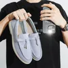 Heiße Quasten Casual Schuhe Mann Wohnungen Große Größe 45, Blau Loafer Schuhe Für Männer Mode Low