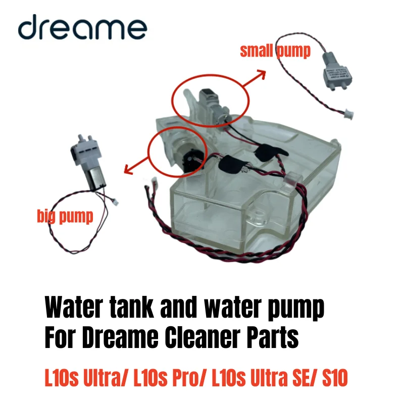 Original Wassertank und Pumpenmotor für Dreame L10 Ultra/ L10s Ultra/ L10s Ultra SE/ S10 Pro/ S10 Staubsaugerteile Image