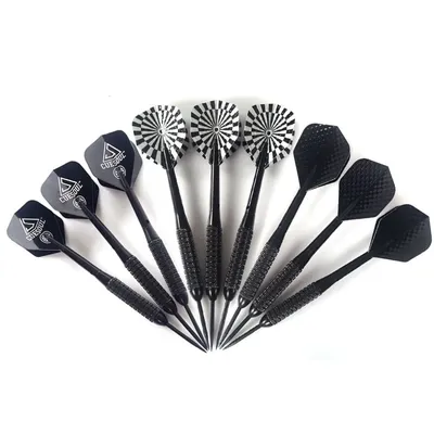 CUESOUL 6 Stück/Sets Darts Professioneller 23 g Steel Tip Dart mit Nylonschellen Poly Pro Flights Image