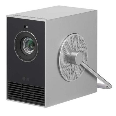 LG Mobiler Laser Beamer »HU710PB« silber, 13.5x13.5x8 cm