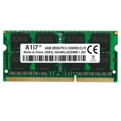 Laptop Memory 4GB 8GB DDR3L 1600MHz PC3L 12800S 204Pins 1.35V Non ECC SO-DIMM Notebook RAM