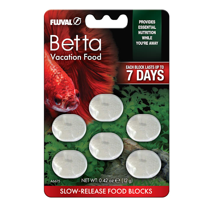 Fluval Betta Vacation Block Food, 12 GRAM