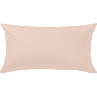 Kissenbezug CURT BAUER "Uni-Mako-Satin", rot (apricot), B:80cm L:40cm, Mako-Satin, Obermaterial: 100% Baumwolle, Kissenbezüge, Unifarben Image