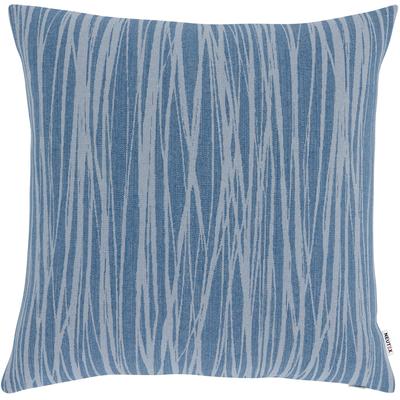Kissenhülle NEUTEX FOR YOU "David Eco" Gr. 1, blau (jeansblau), B:38cm L:38cm, Polyester, Baumwolle, Bezug: 53% Polyester, 44% Baumwolle, 3% sonstige Fasern, Kissenbezüge, ohne Füllung Image