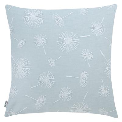 Dekokissen NEUTEX FOR YOU "Fresh" Gr. 1, blau (aqua, geblümt), B:38cm L:38cm, Baumwolle, Polyester, Dekokissen_Sitzkissen_Kissenhüllen, Kissenhülle ohne Füllung, 1 Stück Image