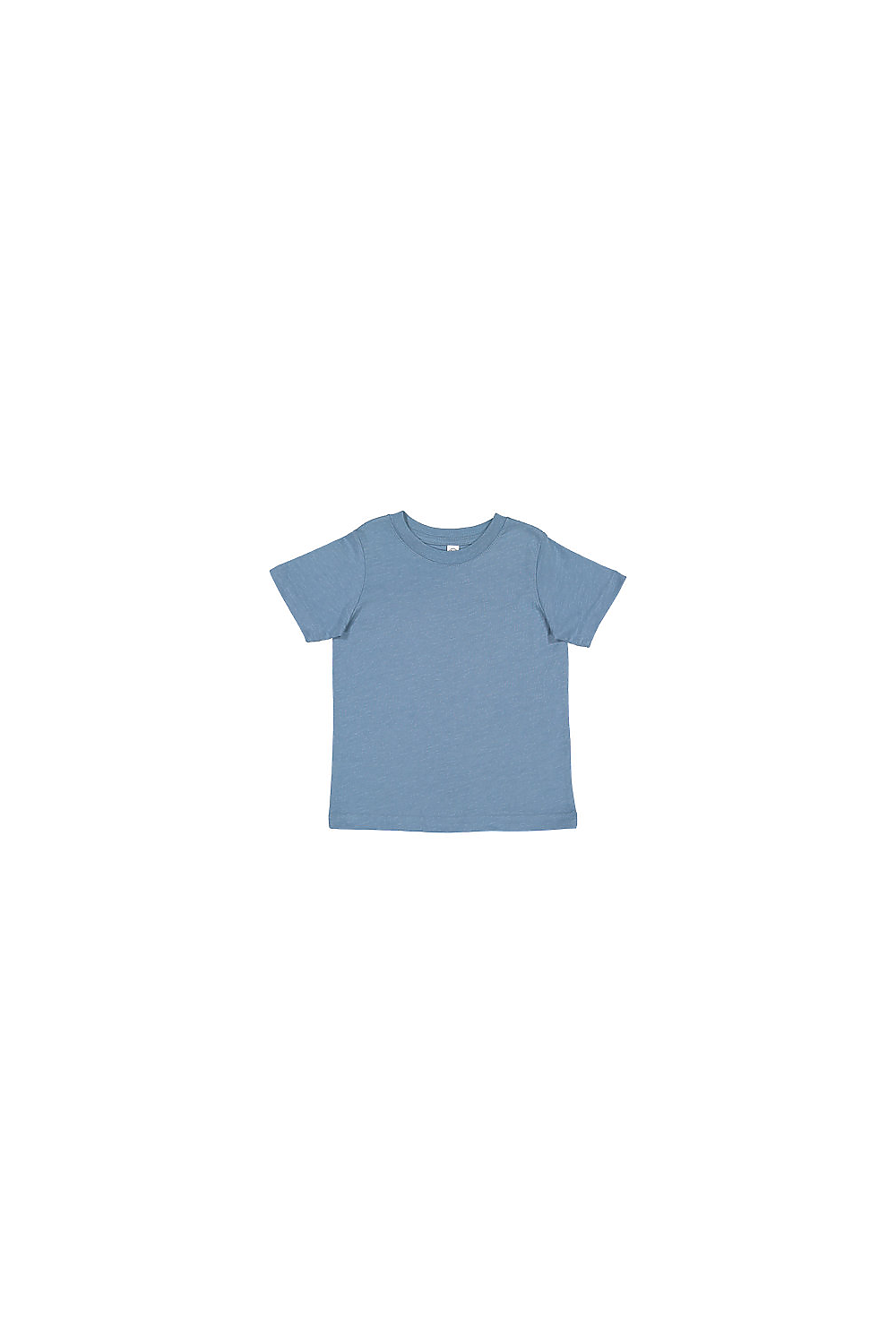 Rabbit Skins 3321 Toddler Fine Jersey T Shirt in Vintage Indigo size 7 | Cotton LA3321, RS3321