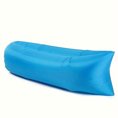 TEMU Stackable Inflatable Chair, Portable Air Lounger Sofa Bed For Camping, Lightweight Pp Material, Adult Outdoor Relaxation Lounge Chair Image