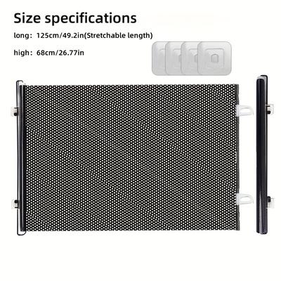 TEMU No-hole Pet Gate - Set Boundaries For Your Pets, Magic Pet Door Suitable For Home Use, Indoor Cat Barrier, Puppy Safety Fence, Anywhere Image
