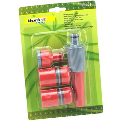Work-it - Garten Bewässerungsset Kupplung Wasserspritze Hahnanschluss Adapter Image