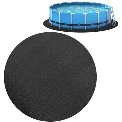 Schwimmbad-Bodenmatte, oberirdische Poolmatte, runde perforierte Streifen-Poolmatte, Durchmesser Image